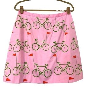 The Vested Gentress Bicycle Print Novelty Skort